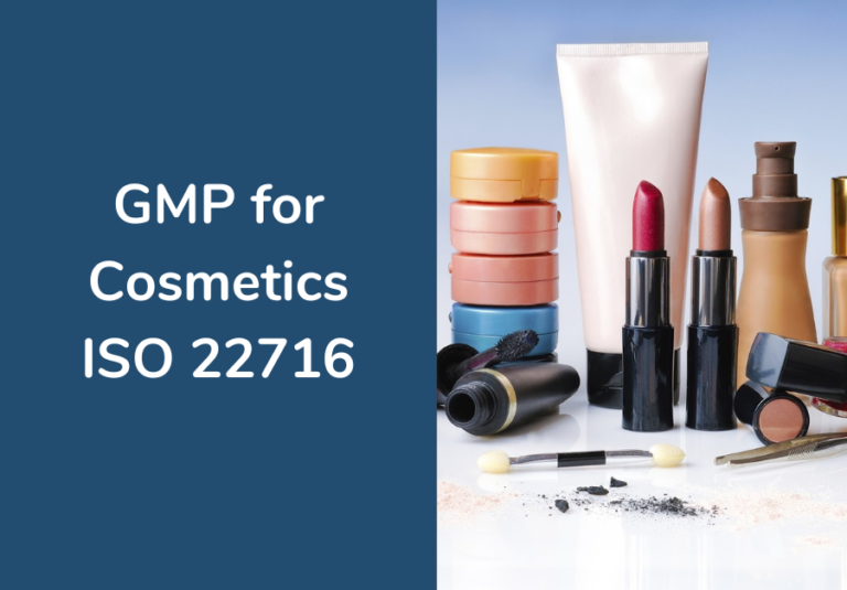 GMP for Cosmetics and ISO 22716